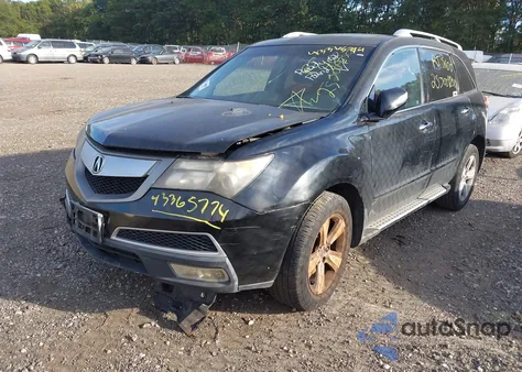 2010 Acura Mdx Technology Package z USA, uszkodzony, nr VIN 2HNYD2H47AH531438